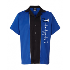 Jaguar Pride 2022 Bowling Shirt (Royal/Black)