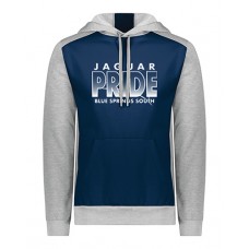 Jaguar Pride 2023 Three-Season Fleece Hooded Pullover (Navy-Grey)