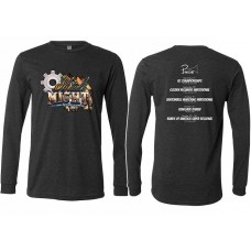 Jaguar Pride 2024 METAL Bella Canvas Long-Sleeve Tee (Dark Grey Heather)