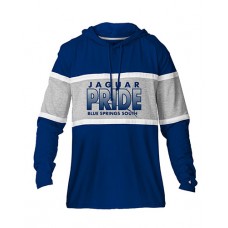 Jaguar Pride 2024 PRIDE Hooded Long Sleeve T (Royal/Oxford)